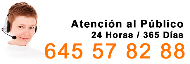 Atención al público 24 horas 645 57 82 88